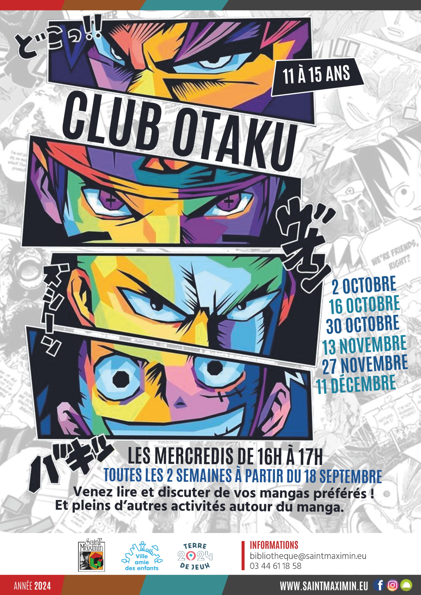 affiche theme manga